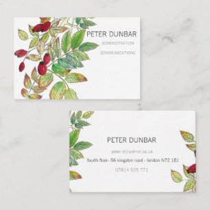 Rosehip Personalized Visitekaartje