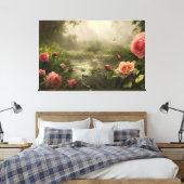RoseLake - Ingepakt Canvas Afdruk (Insitu (Slaapkamer))