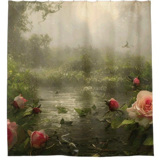 RoseLake - Rideau de douche (Devant)