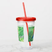 Rosella Bird Painting Acryl Drinkbeker (Links)