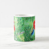 Rosella Bird Painting Koffiemok (Center)