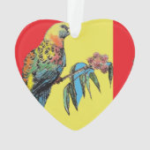 Rosella Parrot Aquarelle Papa Nom du père (dos)