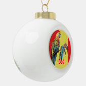 Rosella Parrot Waterverf Vader naam Ornament (Links)