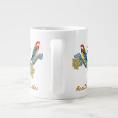 Rosella Parrots colorés Jumbo Mug (Dos)