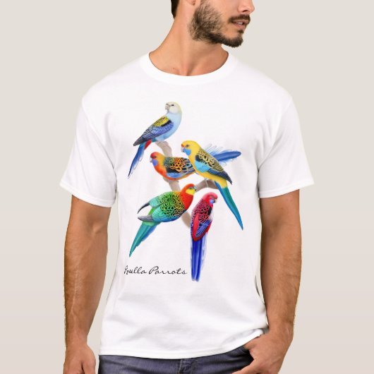 Rosella Parrots le T-shirt (Devant)