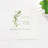 ROSEMAIRE FRAIS 2.5 Carte de visite Carré (Bureau)