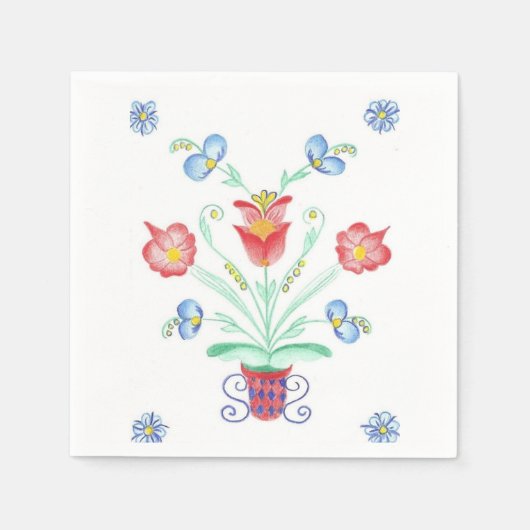 Rosemal Napkin Servetten (Voorkant)