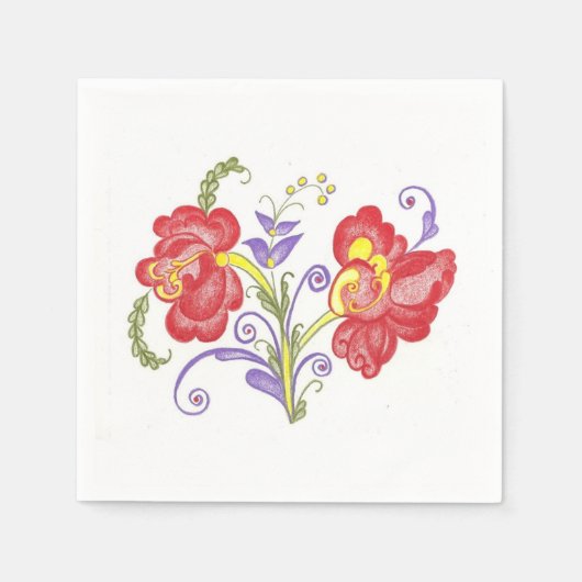 Rosemal Napkins Servetten (Voorkant)