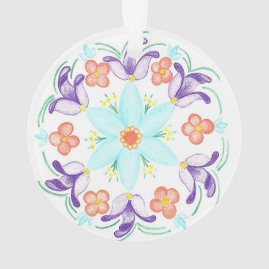 Rosemal Ornament (achterkant)