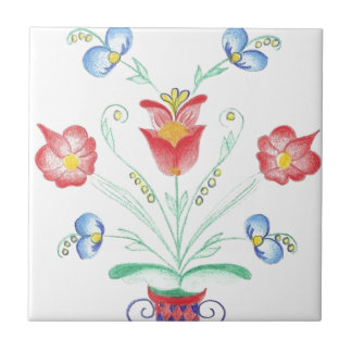 Rosemaling door Neeter Tegeltje