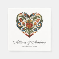 Rosemaling Heart | Noorse volkskunst