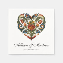 Rosemaling Heart | Noorse volkskunst