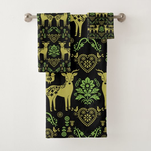 Rosemaling Norwegian Folk Art (En situation)