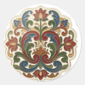 rosemaling stickers (Voorkant)