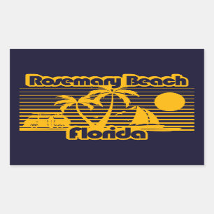Rosemary Beach Florida Rechthoekige Sticker