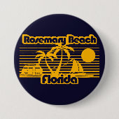 Rosemary Beach Florida Ronde Button 7,6 Cm (Voorkant)