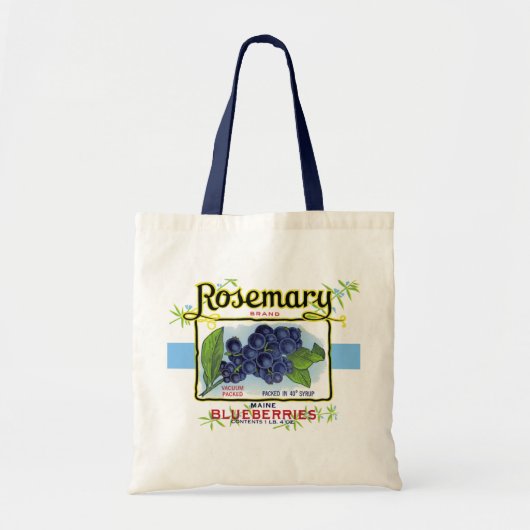 Rosemary Blueberry Bag Tote Bag (Voorkant)