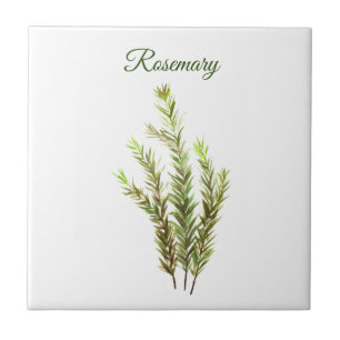 Rosemary Herb Greenery Kitchen Culinaire Groene Ki Tegeltje