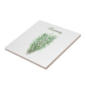 Rosemary Herb Greenery Kitchen Culinaire Groene Ki Tegeltje (Zijkant)