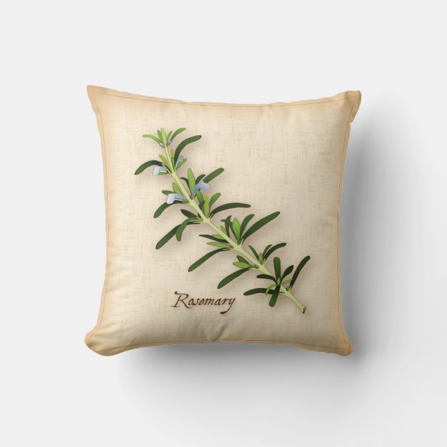 Rosemary Herb Kussen (Voorkant)