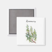 Rosemary Herb Magnet Magneet (Voorkant / Achterkant)