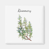 Rosemary Herb Magnet Magneet (Voorkant)