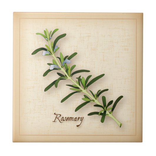 Rosemary Herb Tegeltje (Voorkant)