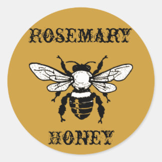 Rosemary Honey Bee Sticker