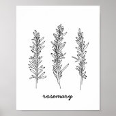 Rosemary Illustration Print (Voorkant)