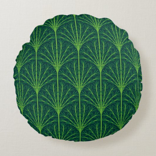 Rosemary Rond Kussen (Voorkant)