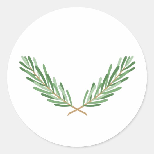 Rosemary Ronde Sticker (Voorkant)