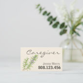 Rosemary Sage : Cartes de visite aidants (Debout devant)