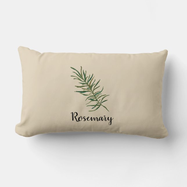 Rosemary Spring Herb Sierkussen Kussen (Voorkant)