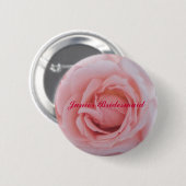 RoseMousepad copy, Junior Bridesmaid Ronde Button 5,7 Cm (Voorkant /achterkant)
