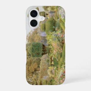 Rosen en Anjers door Elgood, Vintage Engelse Tuin iPhone 16 Hoesje