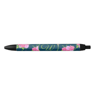 Rosen En Dahlias Blauwe Pen