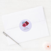 Rosen en Hydrangea Bedankt Sticker (Envelop)