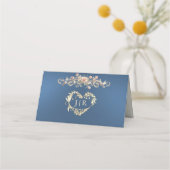 Rosen & Hart-monogram - Blauw (Achterkant)