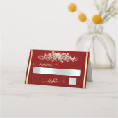 Rosen & Hart Monogram - Rood (Voorkant)
