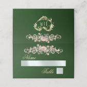Rosen & Hart Monogram - Smaragd (Buitenkant ongevouwen)