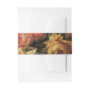 Rosen in een Vaas van Renoir, Bruiloftsfeest met B Uitnodigingen Wikkel