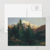 Rosen Lanigletscher, 1854 Briefkaart (Voorkant / Achterkant)