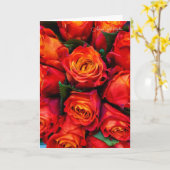 Rosen Rood Kaart (Gele Bloem)