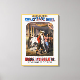 Rosenbergs Great East India Horse Invigorator. Canvas Afdruk