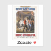 Rosenbergs Great East India Horse Invigorator. Sticker (Vel)