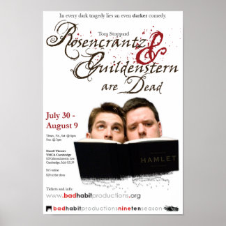 Rosencrantz en Guildenstern Poster