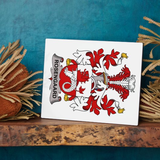 Rosengaard Family Crest Fotoplaat (Zijkant)