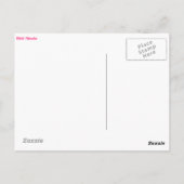 Rosentraum in rosa briefkaart (Achterkant)