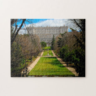 Rosentuin Madrid. Legpuzzel