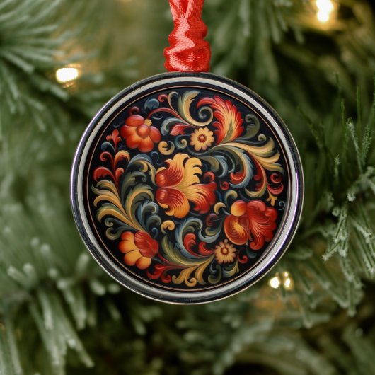 Rosepaint Modern 5 van 6 Metalen Ornament (Boom)